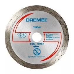 Dremel disco taglio piastrelle DSM540